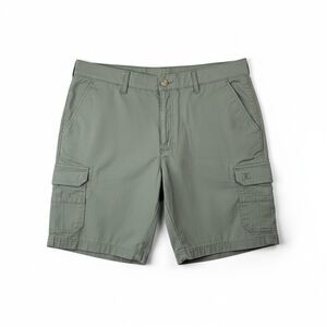 Brahma Men’s Sage Green Rugged Canvas Utility Shorts - Size 38